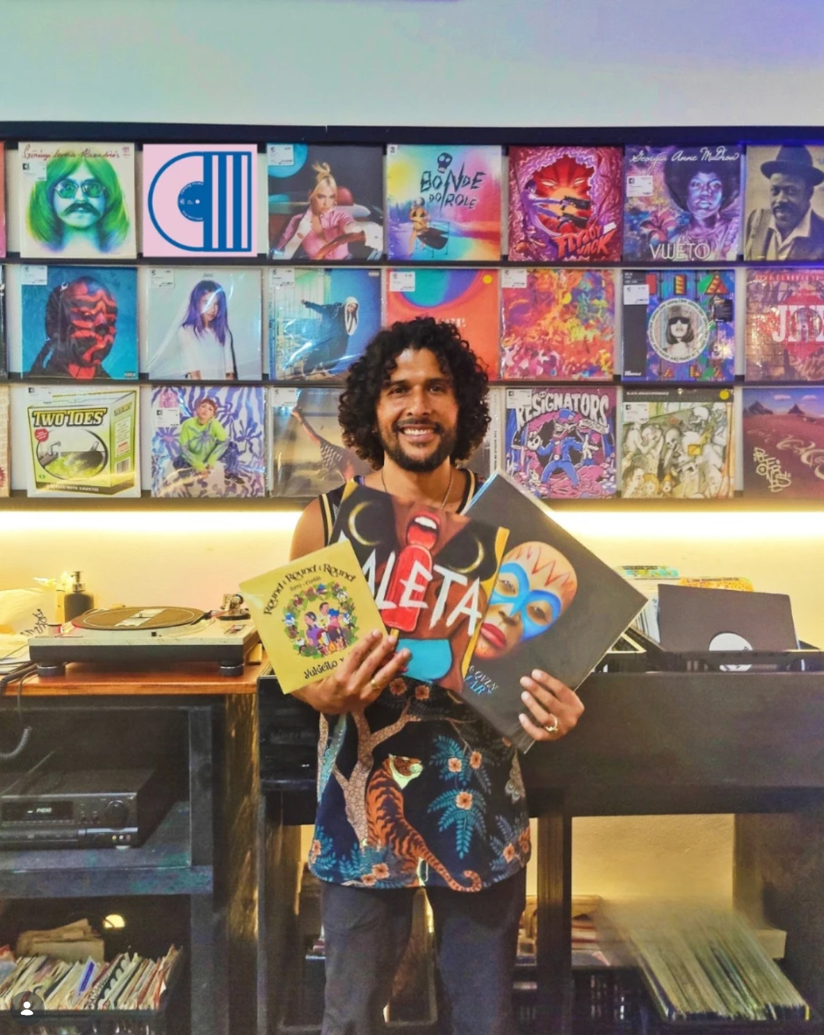 curly hair holding records